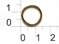1200Н золото Кольцо металл d=12мм (упаковка 1000 штук)