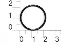 2000В черный Кольцо металл крашенный d=20мм (упаковка 1000 штук)
