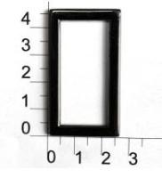 8214К черный никель пряжка металическая 