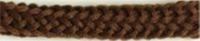Шнур полиэфир с наполнителем, арт.1с-50/35, 5мм, круглый, цв.72 т.коричневый(уп.200м)