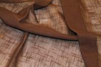 Ткань вуаль TIA MDX071, 280см, 127г/м2, 100%ПЭ, цвет 017-коричневый