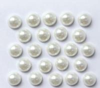 Полубусины пластик 08мм (упаковка 500 грамм) цв.01