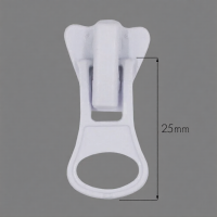 Бегунок для трактора Т8 автомат корона (LOGOГРУША) № 101 Белый  (уп.500 шт.)