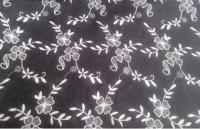 Ткань 2051 Хлопок флок №999 черный
