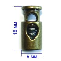 5035 антик Фиксатор металл 09х18мм (упаковка 400 штук)