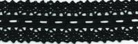 0054F черный кружево вязанное 50мм (намотка 20 ярдов = 18,3 метров)
