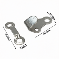 Крючок брючный пришивной 0200 (уп 288 штук)