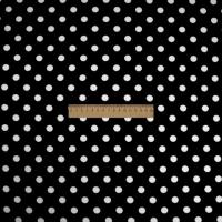 Ткань Кашибо горох 1,2см черный/белый арт.5053