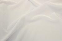 Бархат стрейч JIA-000 белый (93%-ПЭ / 7%-Лайкра) 230г/м2