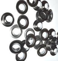 Люверсы №24 9мм сталь Черный Никель  (уп 1000шт) STRONG