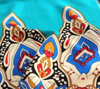 Ткань Вискоза принт  арт. 2045 цв. 48