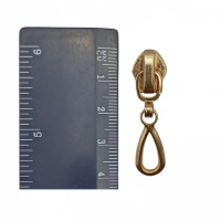 Бегунок для витой Т7, декор., золото (уп.1000 шт.)