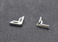 Уголок металлический 15мм цв. никель (уп. 100шт.)