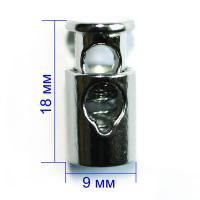 5035 никель Фиксатор металл 09х18мм (упаковка 400 штук)