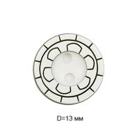 Пуговицы полиэстр CY 3246 20L-12,5мм,2 прок.цв.белый(уп.1000 шт)