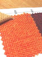Ткань 1085 Рогожка костюмная, цв. 402 оранжевый
