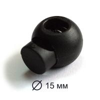 3129 черный Фиксатор пластик (упаковка 500 штук)