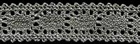 0018F лён кружево вязанное 32мм (намотка 20 ярдов = 18,3 метров)
