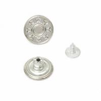 Пуговицы джинсовые 17мм Сталь ЗВЕЗДЫ цв.никель (уп.1000)2