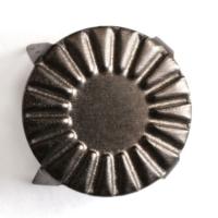 253-W черный никель 8мм Украшение на шипах 