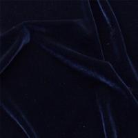 Ткань 2011 Бархат стрейч, ш.150см., №02 цв.т.синий