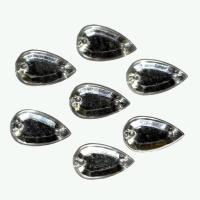 0012 07*12мм прозрачный Стразы пришивные 