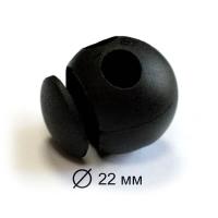 3130 черный Фиксатор пластик (упаковка 200 штук)