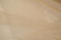 Сетка CHAN-1, жесткая (фатин), 100%-ПЭ, 22 г/м2, ш.180см, 14-1116 - бежевая