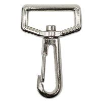 Карабин поворотный металл 25-54мм (уп.200шт) Никель