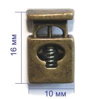 5036 антик Фиксатор металл 10х16мм (упаковка 400 штук)