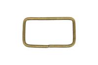 Рамка металлическая  25х15мм цв.антик фас.1000 шт