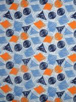 Ткань курточная детская  Дьюспо 240T WR PU цв.Squares св.голубой 65