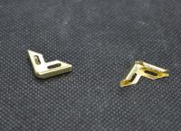 Уголок металлический 15мм цв. золото (уп. 100шт.)