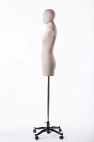 Голова для манекена Monica мягкий, Женский обхват 54 см, цв.Бежевый