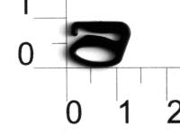 Розн.уп. Крючок для бюстгальтера Пластик 809S черный  ш.8мм (уп.50 шт.)