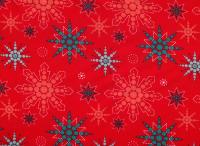 Ткань курточная детская  Дьюспо 240T WR PU цв.SNOWFLAKES-D1