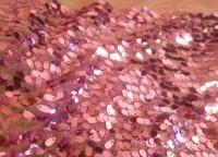 Ткань 5034 Сетка пайетки ретро №302 сиреневый