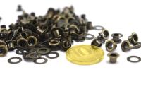 Люверсы №17 3мм сталь Антик (уп 5000шт) NEW STAR