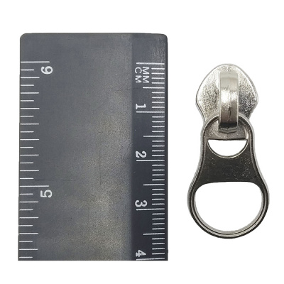 Бегунки галантерейные Т8 для спирали РЕВЕРСИВНЫЕ вид GRIB цв.Никель (уп.500 шт.)1