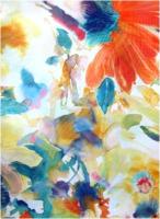 Ткань Шифон ПРИНТ ш.150см.,2010 цвет №50