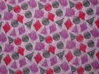 Ткань курточная детская  Дьюспо 240T WR PU цв.Squares люпин 16-3521