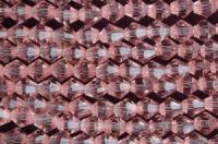 Бусины пластик прозрачные на нитях 08x08мм (упаковка =12 нитей = 420 бусин)633