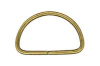 Полукольцо металлическое 25мм цв. антик (уп.1000шт.)