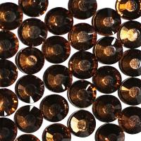 Стразы термоклеевые SS-16, D=3,6-3,9мм (упаковка 1440 штук) цв.9017 SMOKED TOPAZ