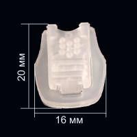 3054 прозрачный Концевик пластик (упаковка 200 штук)