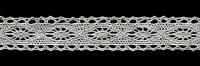 0021F лён кружево вязанное 21мм (намотка 20 ярдов = 18,3 метров)
