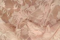 Гипюр стрейч 5008 ш.150см.,пл.130г/м., №201 светло-розовый (персик)