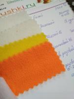 Ткань Флис ОРАНЖЕВЫЙ 76 190 Г/М2