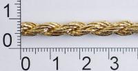 0371-6037 Шнур декоративный 5мм (намотка 50 метров) золото