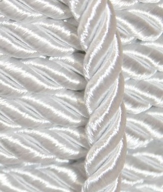 Шнур витой 8мм 0371-6210 (50м) цв. сереб бел